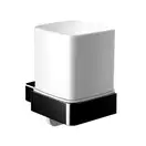 Дозатор для жидкого мыла Emco Loft Black, чёрный матовый/керамика белая (052113303) фото 1 Aquada.com.ua