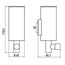 Дозатор жидкого мыла Emco System 02 (цвет - хром) (352100102) фото 2 Aquada.com.ua