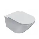 Унитаз подвесной Globo FORTY3 с крышкой soft цвет белый матовый (FOS02.BO+FOQ20BO) фото 2 Aquada.com.ua