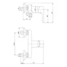 Смеситель для ванны Imprese Podzima Breclav white (цвет - хром/белый) (10245W) фото 2 Aquada.com.ua