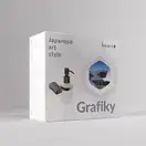 Набор аксессуаров 6-в-1 Imprese Grafiky (цвет - black nickel/стекло матовое) (GRAFIKY) фото 14 Aquada.com.ua