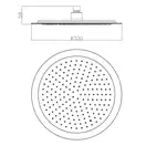 Верхний душ Imprese (цвет - хром) Ø 300 мм (S300) фото 2 Aquada.com.ua