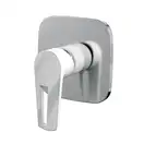 Смеситель для душа Imprese Podzima Breclav white (цвет - хром/белый) (VR-15245WZ) фото 1 Aquada.com.ua