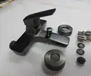 Смеситель для ванны Imprese Grafiky (цвет - black nickel) (ZMK041807040) фото 3 Aquada.com.ua