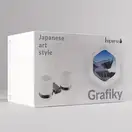 Стакан двойной для зубных щёток, подвесной Imprese Grafiky, black nickel (ZMK041807240) фото 2 Aquada.com.ua