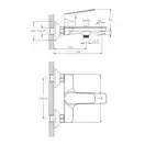 Набор смесителей для ванны/кухни 4-в-1 Imprese (цвет - хром) (kit30094) фото 2 Aquada.com.ua