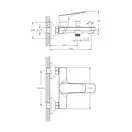 Набор смесителей для ванны/кухни 4-в1 Imprese (цвет - хром) (kit30095) фото 6 Aquada.com.ua