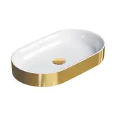 Раковина накладная на столешницу Catalano Horizon 60 х 35 см, Gold-white (160AHZBO)