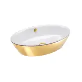 Раковина накладная на столешницу Catalano Gold & Silver 60 х 42 см (160VLNBO)