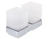 Двойной стакан для зубных щёток Emco Loft, хром (0525 001 00)