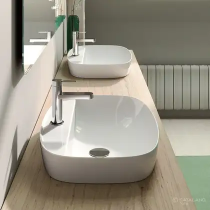Раковина накладная на столешницу Catalano Green Lux 60 x 40 см (160GRLX00) фото 4 Aquada.com.ua Раковина накладная на столешницу Catalano Green Lux 60 x 40 см (160GRLX00) фото 4 Aquada.com.ua