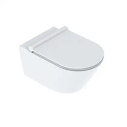 Унитаз подвесной NewFlush (безободковый) Catalano New Zero с сиденьем Soft Close plus satin white/белый матовый (1VS55NRBM+5SCSTPBM) фото 1 Aquada.com.ua Унитаз подвесной NewFlush (безободковый) Catalano New Zero с сиденьем Soft Close plus satin white/белый матовый (1VS55NRBM+5SCSTPBM) фото 1 Aquada.com.ua