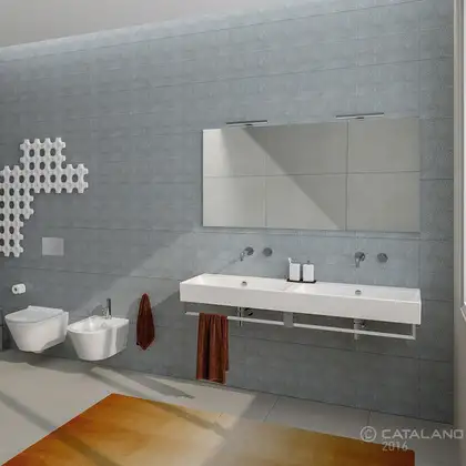 Полотенцедержатель для подвесной раковины Catalano Premium/Up 115 см, хром (5P12VP00) фото 3 Aquada.com.ua Полотенцедержатель для подвесной раковины Catalano Premium/Up 115 см, хром (5P12VP00) фото 3 Aquada.com.ua