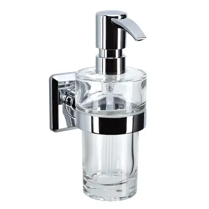 Дозатор для жидкого мыла Emco S800, хром/стекло прозрачное (002-1367) фото 1 Aquada.com.ua Дозатор для жидкого мыла Emco S800, хром/стекло прозрачное (002-1367) фото 1 Aquada.com.ua