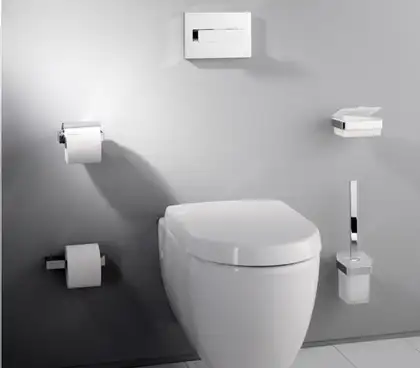 Набор аксессуаров 3-в-1 Emco Loft (цвет - хром/стекло матовое) (059800102) фото 2 Aquada.com.ua Набор аксессуаров 3-в-1 Emco Loft (цвет - хром/стекло матовое) (059800102) фото 2 Aquada.com.ua