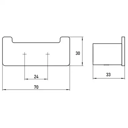 Набор аксессуаров 3-в-1 Emco Loft Black (цвет - чёрный матовый/стекло белое, матовое) (059813300) фото 7 Aquada.com.ua