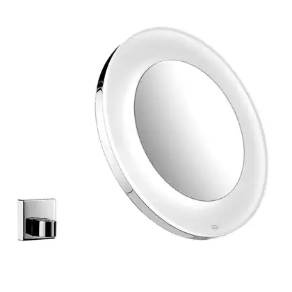 Зеркало косметическое Emco, с LED подсветкой на батарейках, увеличение 3x, хром (109600123) фото 1 Aquada.com.ua Зеркало косметическое Emco, с LED подсветкой на батарейках, увеличение 3x, хром (109600123) фото 1 Aquada.com.ua