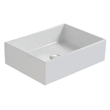 Раковина накладная на столешницу Globo Forty3 50х37 см (FO050.BI) фото 1 Aquada.com.ua Раковина накладная на столешницу Globo Forty3 50х37 см (FO050.BI) фото 1 Aquada.com.ua
