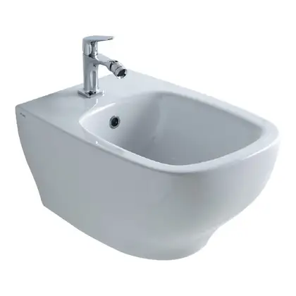 Биде подвесное Globo Genesis 55х37 см (GES09.BI) фото 2 Aquada.com.ua