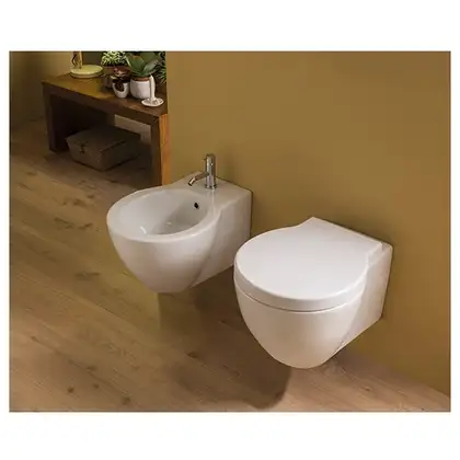 Биде подвесное Globo Bowl 50х37 см (SBS11.BI) фото 3 Aquada.com.ua