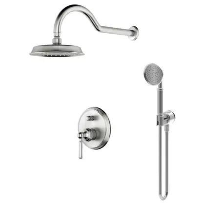 Душевая система скрытого монтажа Imprese Hydrant (цвет - brushed nickel) (ZMK031806110) фото 1 Aquada.com.ua Душевая система скрытого монтажа Imprese Hydrant (цвет - brushed nickel) (ZMK031806110) фото 1 Aquada.com.ua