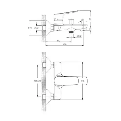 Набор смесителей для ванны/кухни 4-в1 Imprese (цвет - хром) (kit30095) фото 6 Aquada.com.ua Набор смесителей для ванны/кухни 4-в1 Imprese (цвет - хром) (kit30095) фото 6 Aquada.com.ua