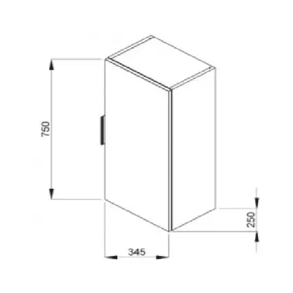 Пенал подвесной 75х34,5х25 см Jika Cube (H4537111763001) фото 2 Aquada.com.ua Пенал подвесной 75х34,5х25 см Jika Cube (H4537111763001) фото 2 Aquada.com.ua