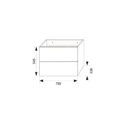 Тумба под раковину 80 см Jika Pure (H4558721745001) фото 2 Aquada.com.ua
