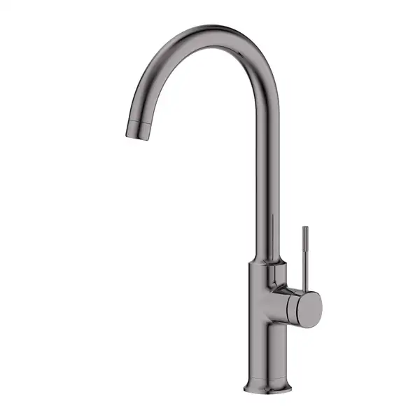 Смеситель для кухни Imprese Brenta (цвет - граф. хром) (ZMK091908150) фото 1 Aquada.com.ua