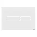 Панель смыва Tece TECElux Mini сенсорная Glass White (9240960) фото 1 Aquada.com.ua