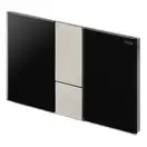 Панель смыва Viega Prevista Visign for Style 24 корпус - чёрный насыщенный, кнопка - нерж. сталь (773328) фото 1 Aquada.com.ua