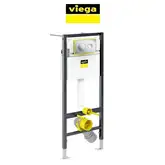 Инсталляция для унитаза Viega Prevista Dry с кнопкой Style 20 хром (771973 + 773779)