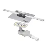 Viega Душевой лоток Advantix Cleviva с вкладкой Advantix Visign C1 (плоская модель) L=800 мм (794491)