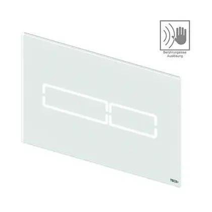Панель смыва Tece TECElux Mini сенсорная Glass White (9240960) фото 2 Aquada.com.ua Панель смыва Tece TECElux Mini сенсорная Glass White (9240960) фото 2 Aquada.com.ua