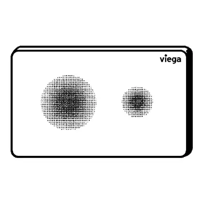 Бесконтактная панель смыва Viega Prevista Visign for Style 25 sensitive цвет альпийский белый (774356) фото 3 Aquada.com.ua