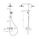 Душова система Qtap WHI 1110 (QT1110WHI) фото 2 Aquada.com.ua