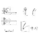 Змішувач для ванни Qtap Eris СRM 005 New (QTERICRM005NEW) фото 2 Aquada.com.ua