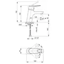 Змішувач для раковини Qtap Jody СRM 001 (QTJODCRM001) фото 2 Aquada.com.ua