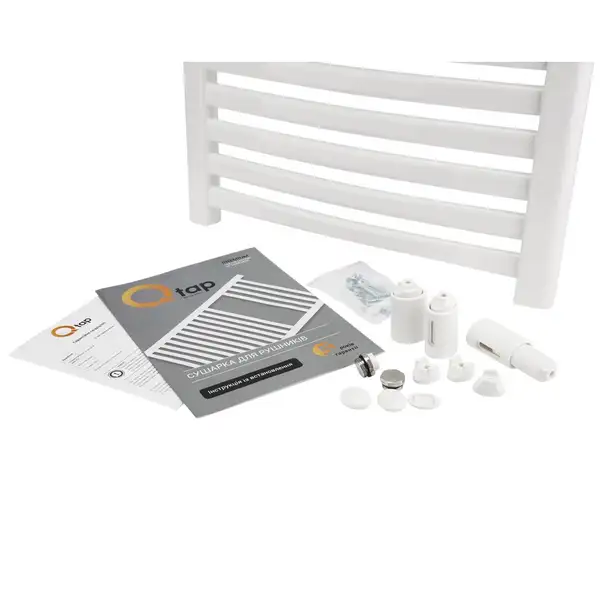 Сушарка рушників водяна Qtap Dias (WHI) P10 600x500 HY (QTDIASWHIP12600500HY) фото 4 Aquada.com.ua Сушарка рушників водяна Qtap Dias (WHI) P10 600x500 HY (QTDIASWHIP12600500HY) фото 4 Aquada.com.ua