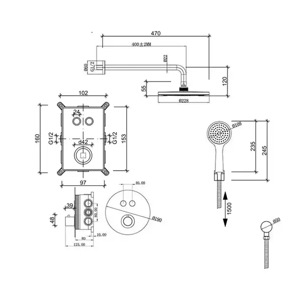 Душова система Qtap Inspai-Therm CRM T20250102 (QTINSTHERMT20250102) фото 2 Aquada.com.ua Душова система Qtap Inspai-Therm CRM T20250102 (QTINSTHERMT20250102) фото 2 Aquada.com.ua