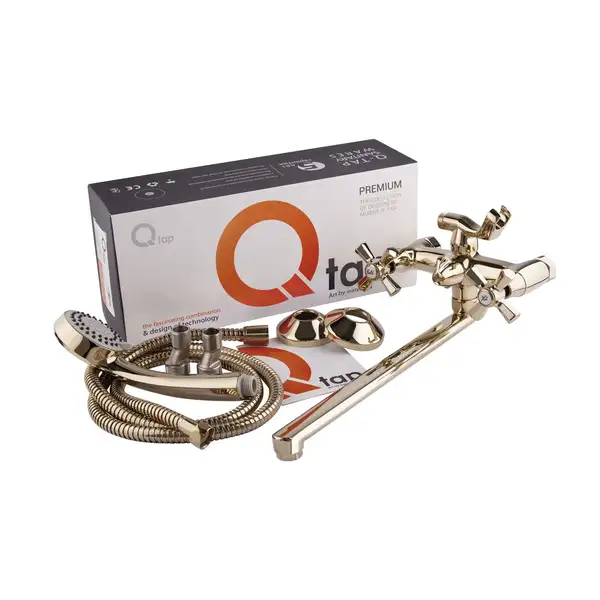 Змішувач для ванни Qtap Liberty ORO 140 (QTLIBORO140) фото 4 Aquada.com.ua Змішувач для ванни Qtap Liberty ORO 140 (QTLIBORO140) фото 4 Aquada.com.ua