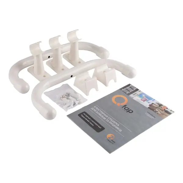 Сушарка рушників електрична Qtap Olivia 32102 WHI (QTOLIWHI32102) фото 7 Aquada.com.ua