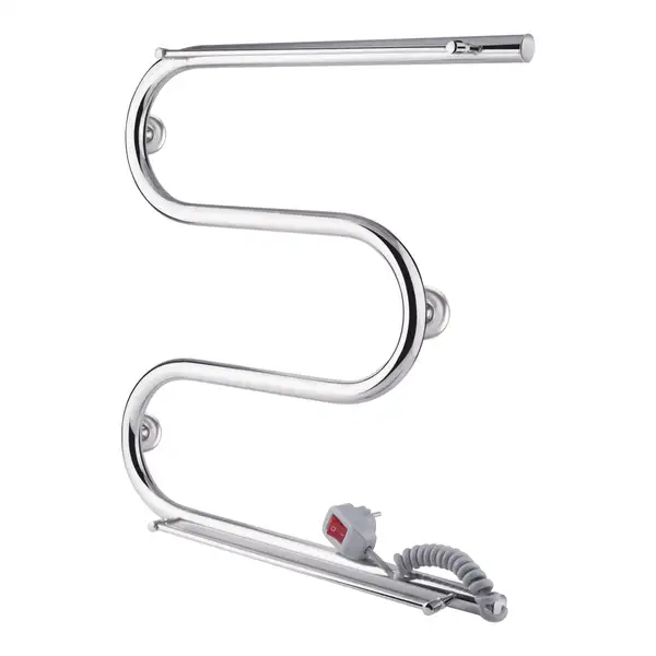 Сушарка рушників електрична Qtap Snake shelf (CRM) 500х500 RE з тримачем рушників (QTSNAKE500500SHRE) фото 1 Aquada.com.ua Сушарка рушників електрична Qtap Snake shelf (CRM) 500х500 RE з тримачем рушників (QTSNAKE500500SHRE) фото 1 Aquada.com.ua