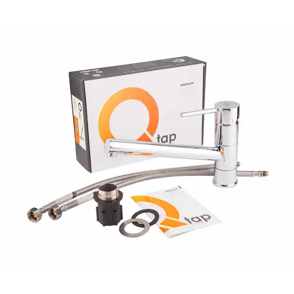 Змішувач для кухні Qtap Spring CRM 002 (QTSPRCRM002) фото 4 Aquada.com.ua Змішувач для кухні Qtap Spring CRM 002 (QTSPRCRM002) фото 4 Aquada.com.ua