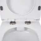 Унітаз підвісний Qtap Lark безобідковий з сідінням Slim Soft-close QT0331159W (QT0331159W) фото 6 Aquada.com.ua