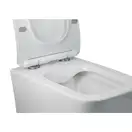 Унітаз підвісний Qtap Crow безобідковий з сідінням Slim Soft-close QT05335170W (QT05335170W) фото 4 Aquada.com.ua