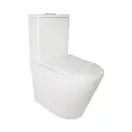 Унітаз-компакт Qtap Stork безобідковий з сідінням Soft-close QT15222179W (QT15222179W) фото 1 Aquada.com.ua