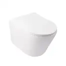 Унітаз підвісний Qtap Swan безобідковий з сідінням Slim Soft-close QT16335178W (QT16335178W) фото 1 Aquada.com.ua