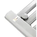 Сушарка рушників водяна Qtap Dias (SIL) P10 600x500 HY (QTDIASSILP12600500HY) фото 14 Aquada.com.ua