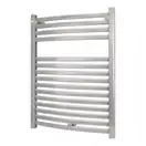 Сушарка рушників водяна Qtap Dias (SIL) P15 800x500 HY (QTDIASSILP15800500HY) фото 3 Aquada.com.ua